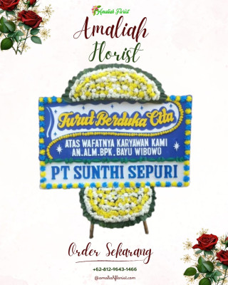 Papan Bunga Duka di Taba Jemekeh