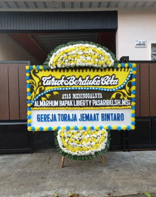 Papan Bunga Duka di Taba Jemekeh