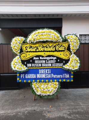 Papan Bunga Duka di Taba Jemekeh